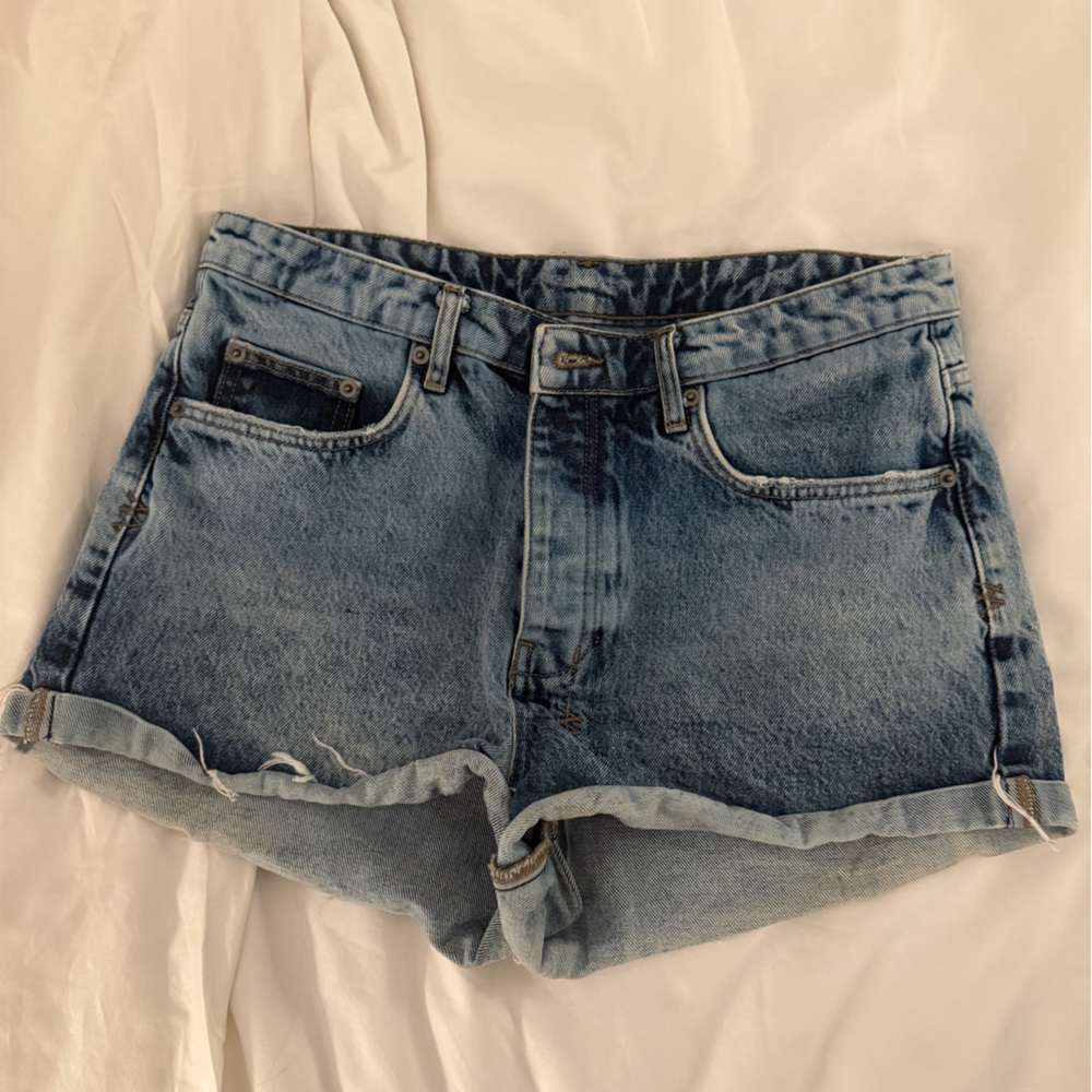 Ksubi Blue Denim Jean Shorts